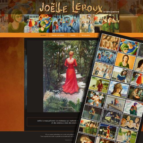 Joëlle Leroux, artiste peintre de la région des Laurentides