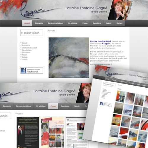 Lorraine Fontaine-Gagné Logan artiste peintre