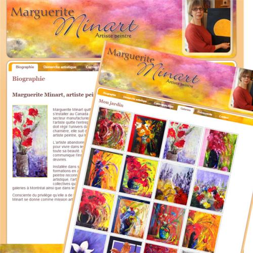 Marguerite Minart, artiste peintre